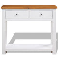 Solid Oak Wood Console Table Z983