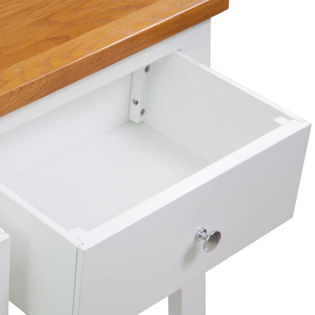 Solid Oak Wood Console Table Z983