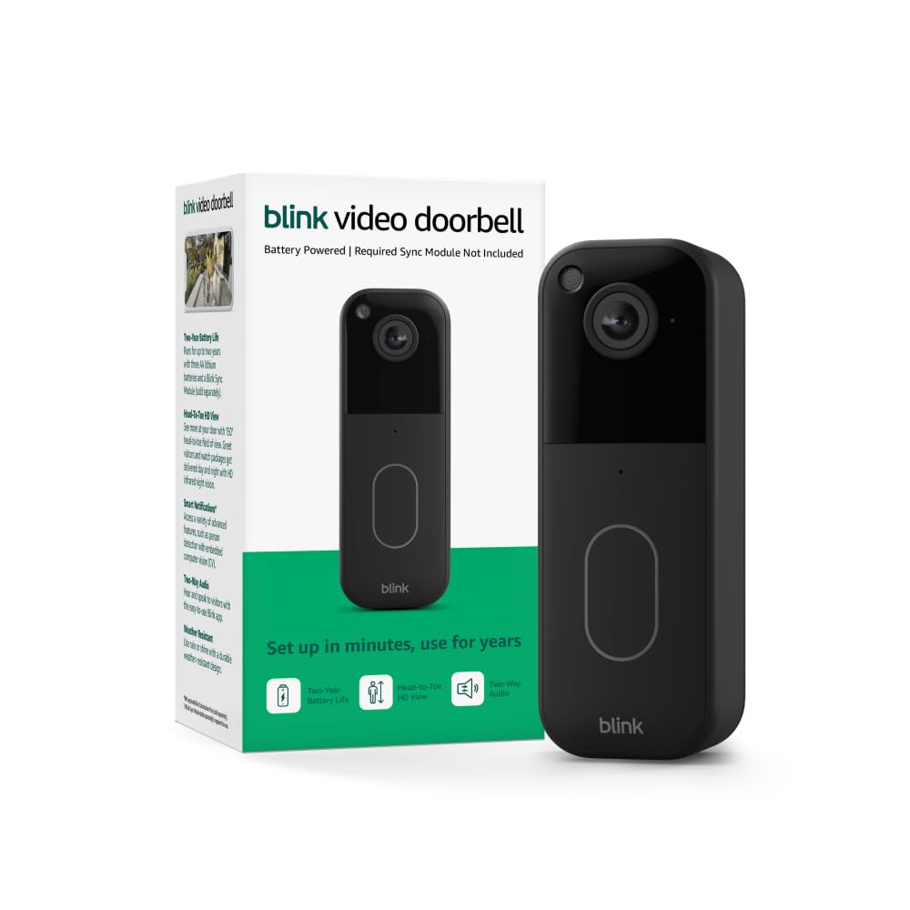 Black Video Doorbell H477