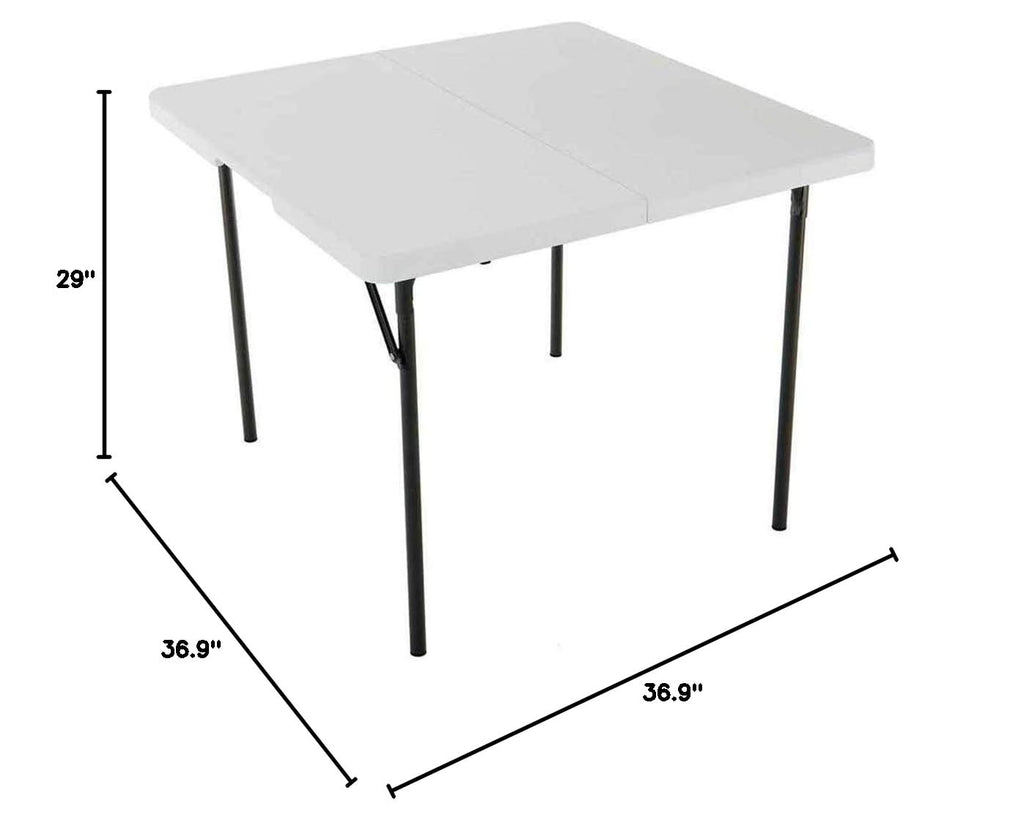 37-Inch Square Fold-in-Half Table X10881