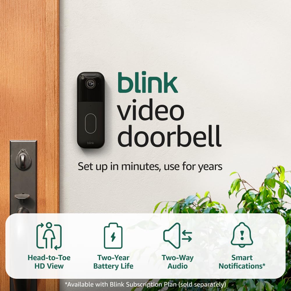 Black Video Doorbell H477