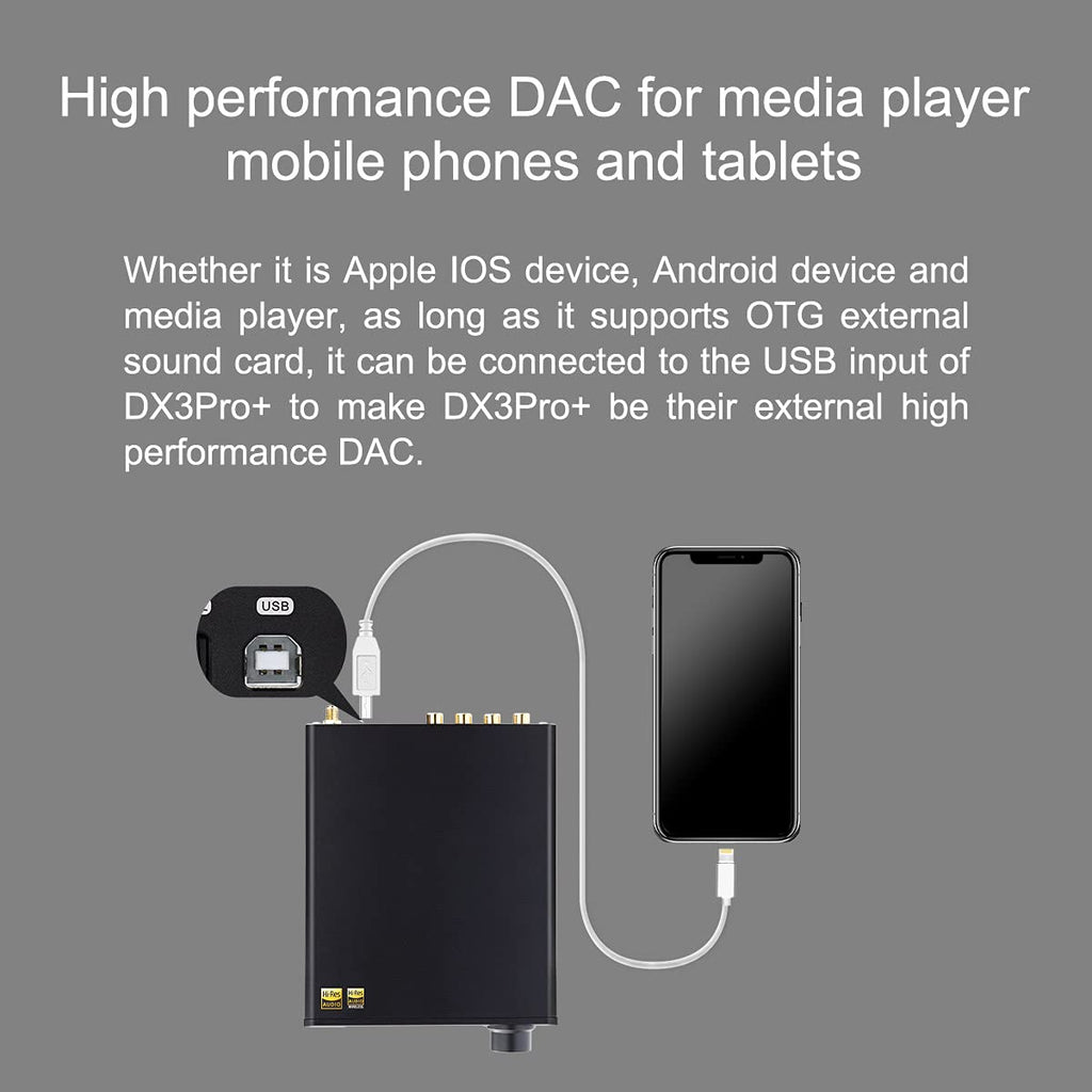 Black Headphone Amplifier DAC AMP with Remote Control F541
