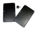 Black Plastic Electric Guitar Cover Plates with Screws M560