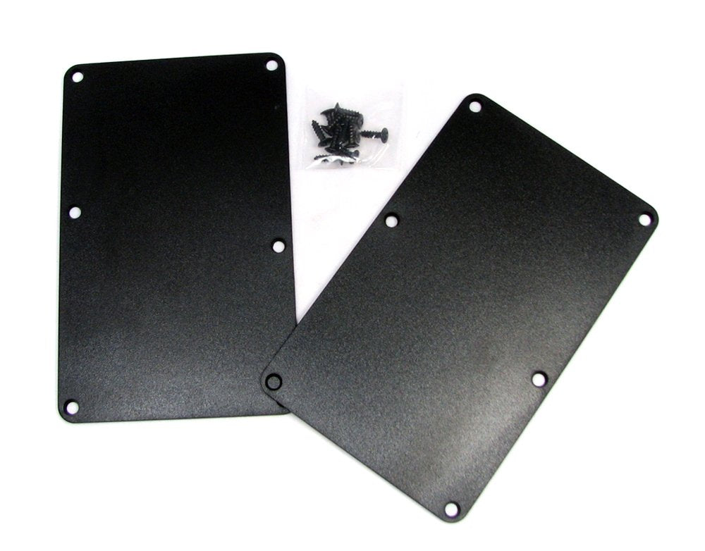 Black Plastic Electric Guitar Cover Plates with Screws M560