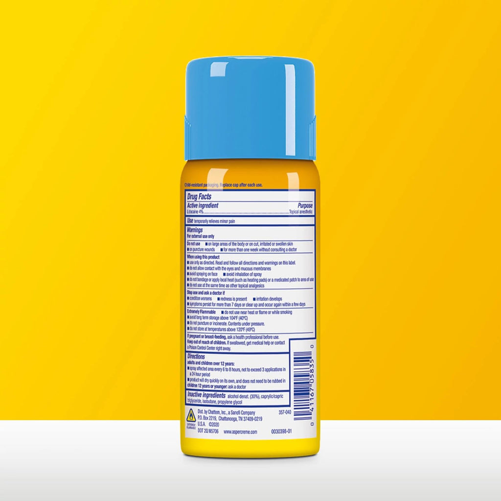 Lidocaine Dry Spray 4 oz P54660