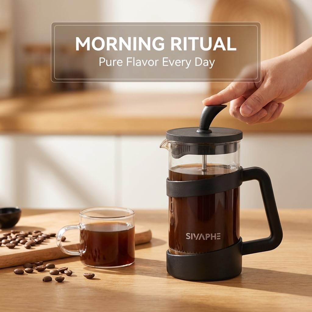 Small 12oz French Press Coffee Maker X9635