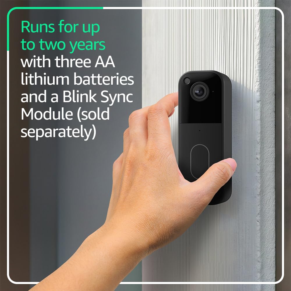 Black Video Doorbell H477