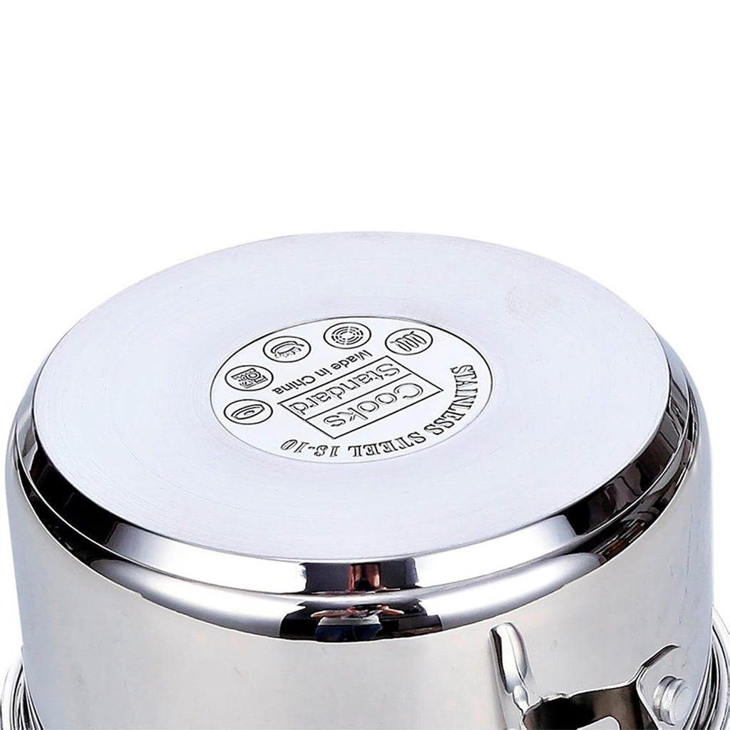 7 Quart Stainless Steel Stock Pot with Lid F18974