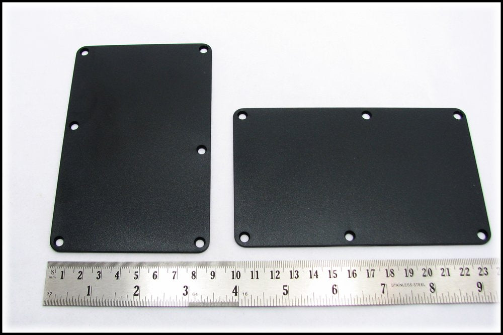 Black Plastic Electric Guitar Cover Plates with Screws M560