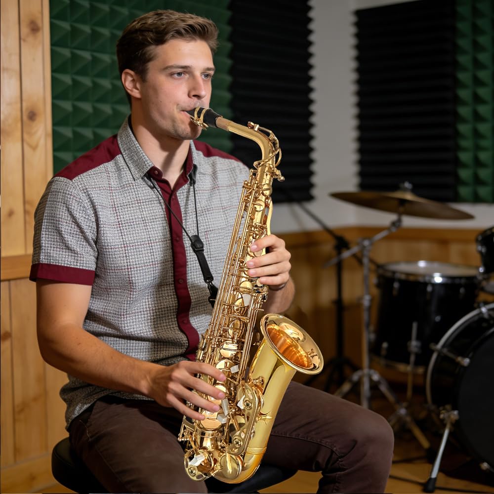 Alto Saxophone with Case & 10 Reeds V200083