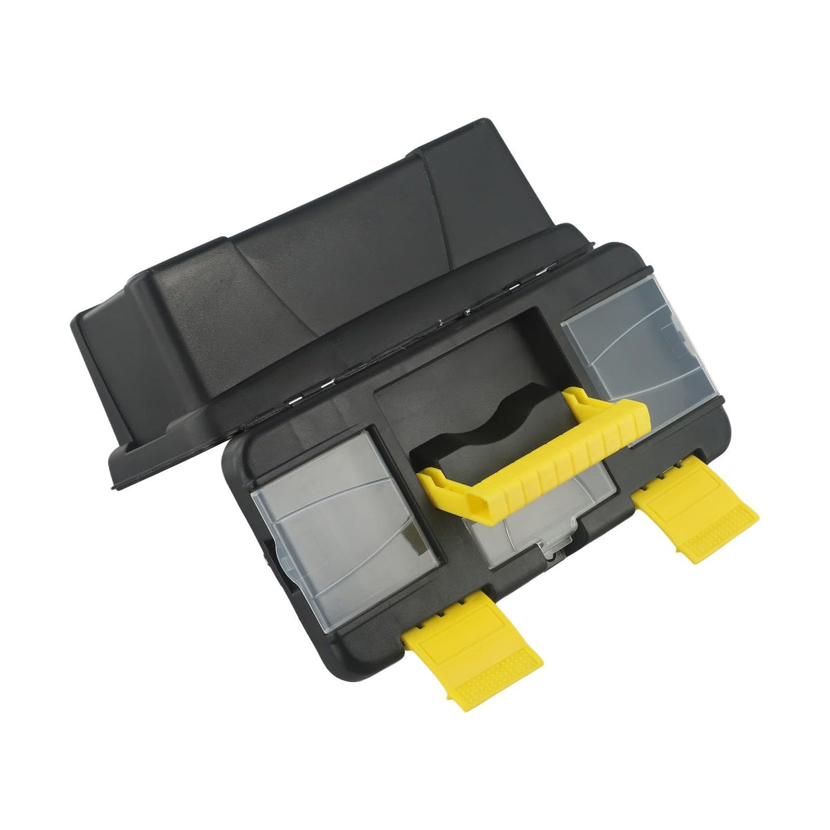 10-Inch Plastic Toolbox with Metal Hinges and 4 Latches C2660