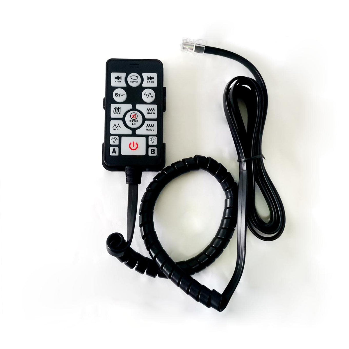 12V/24V 100W Heavy Duty Multi-Tones Siren Amplifier Horn Kit K863