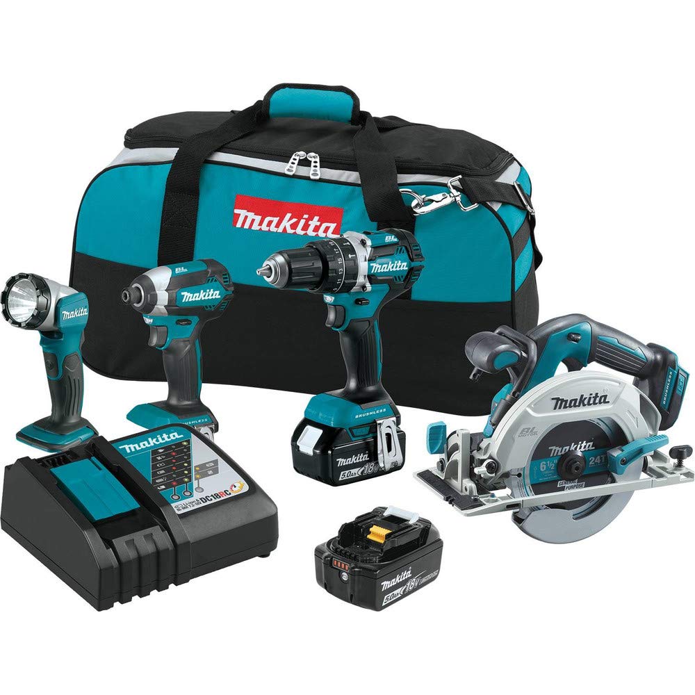 18V LXT Lithium-Ion Brushless Cordless Combo Kit (4 Piece) C663990