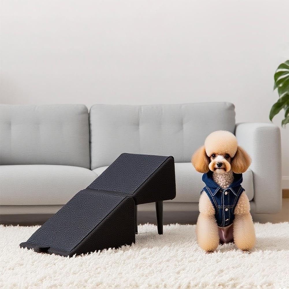Foldable Dog Ramp Convertible Dog Steps Ottoman B7316