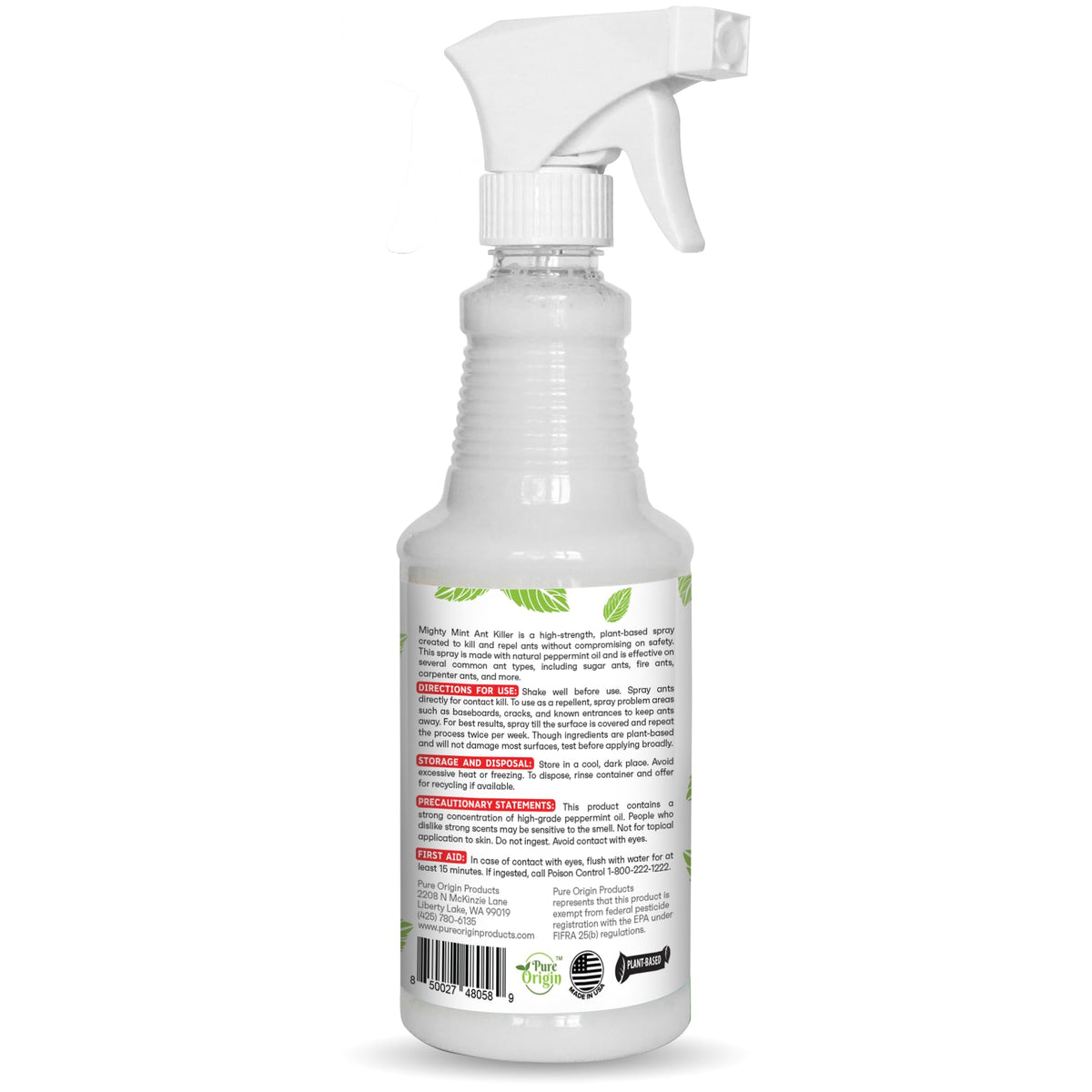 Peppermint Oil Ant Killer Spray, 16 oz O23653