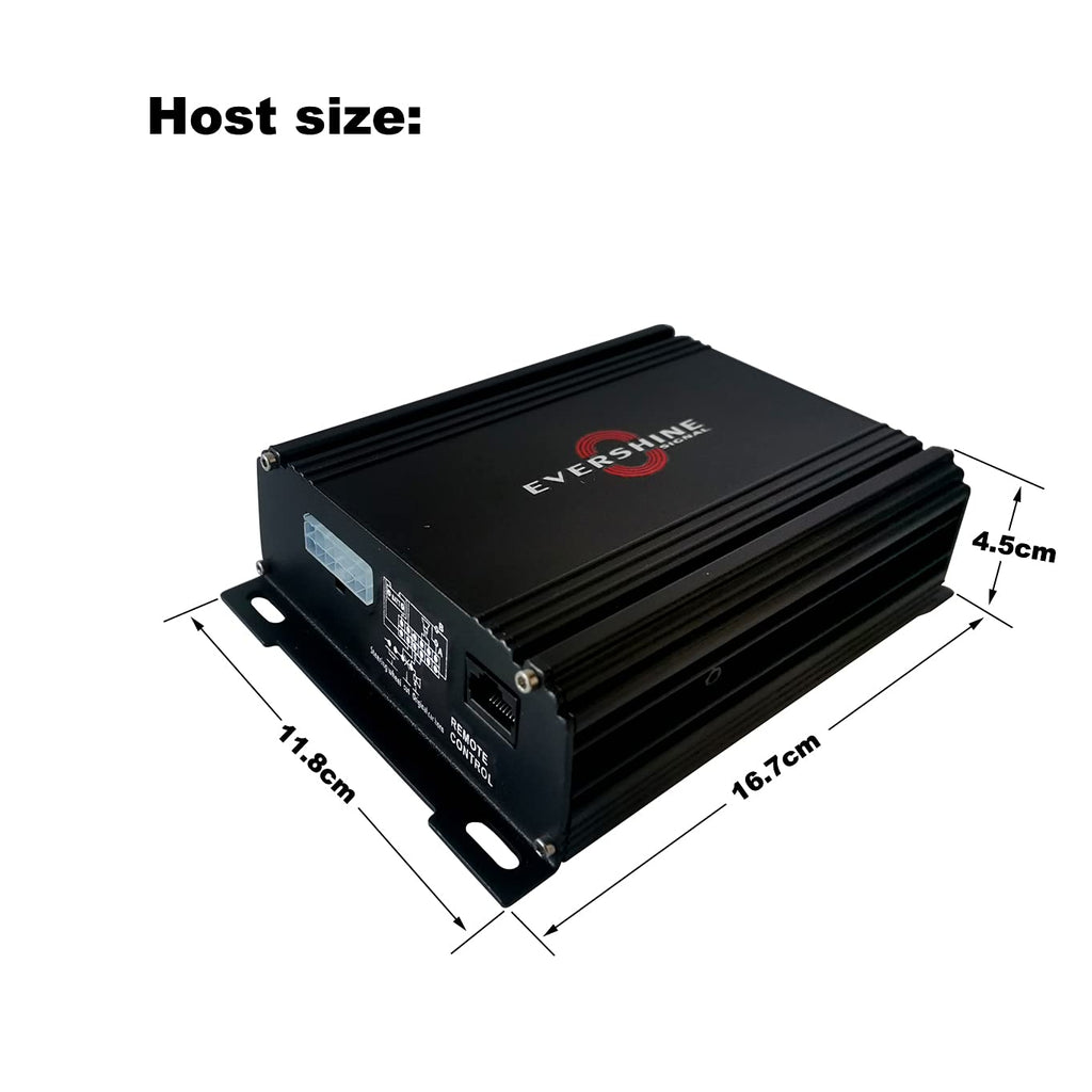 12V/24V 100W Heavy Duty Multi-Tones Siren Amplifier Horn Kit K863