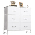 White 6 Drawer Dresser A161