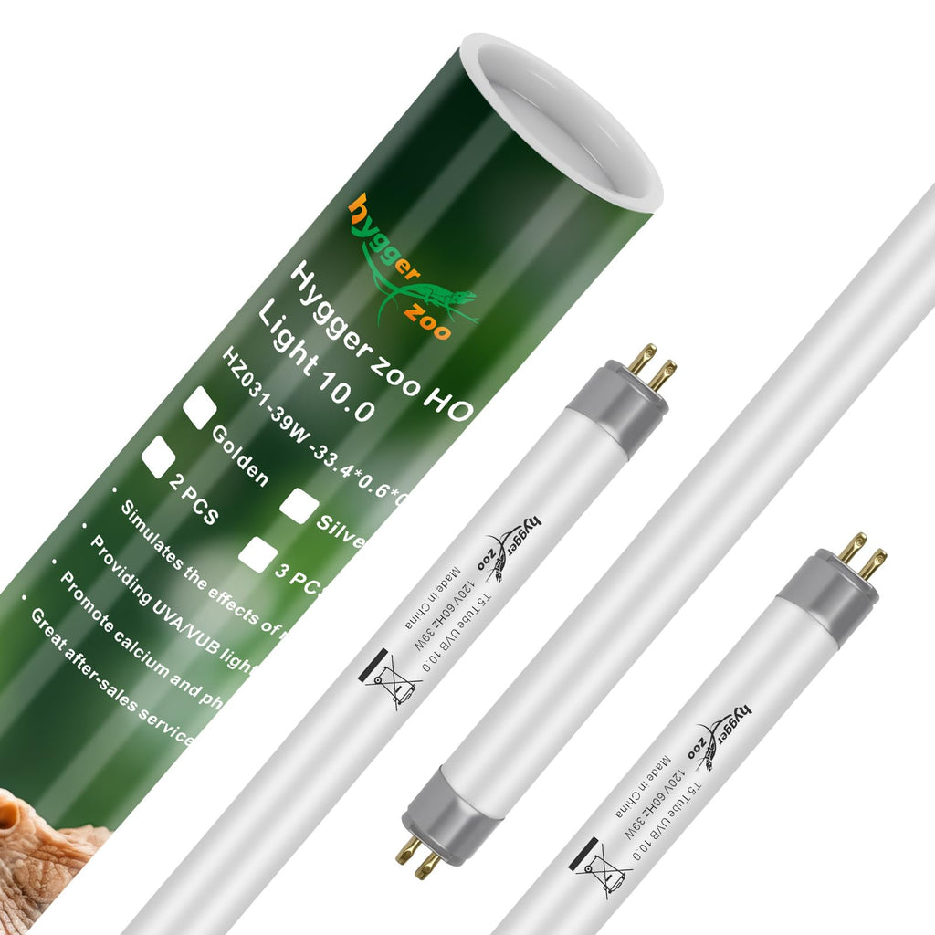 3-Pack UVB Reptile Light 10.0 Bulb 39W T5 Fluorescent U6194