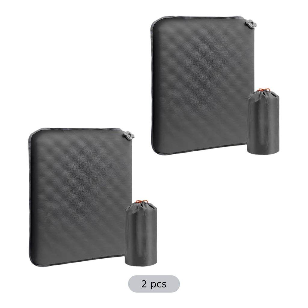 2 Pcs Inflatable Seat Cushion Lightweight Nylon TPU P6140