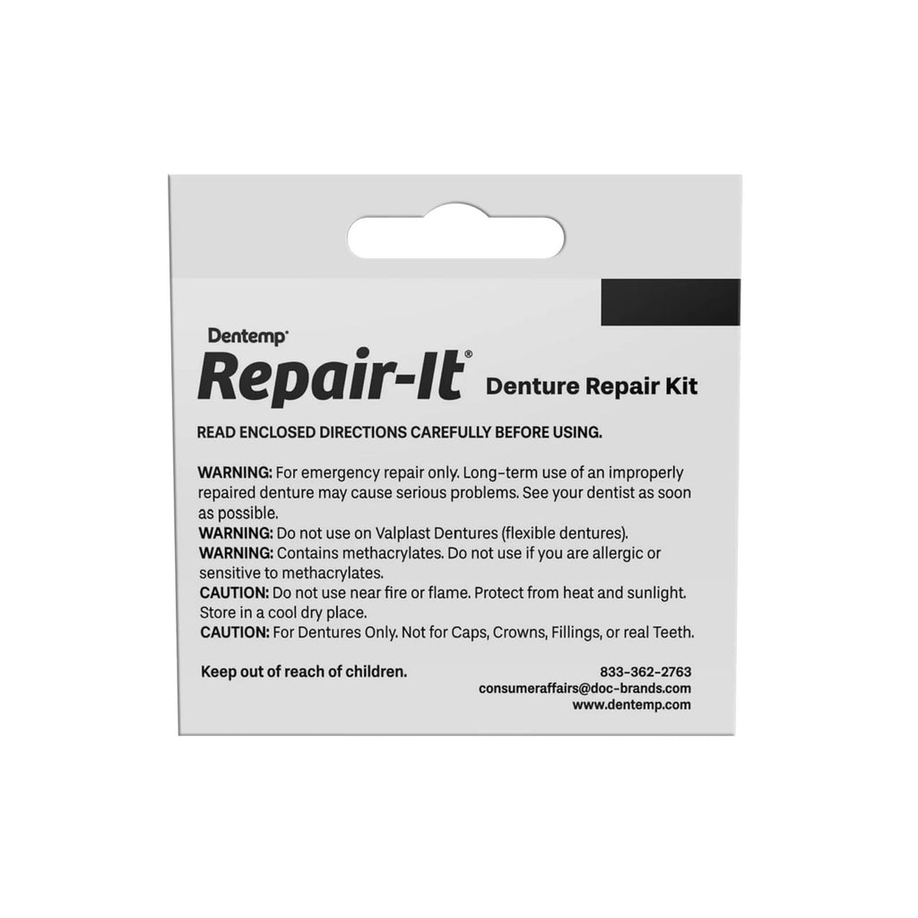 Denture Repair Kit, Zinc Free 1 kit J648