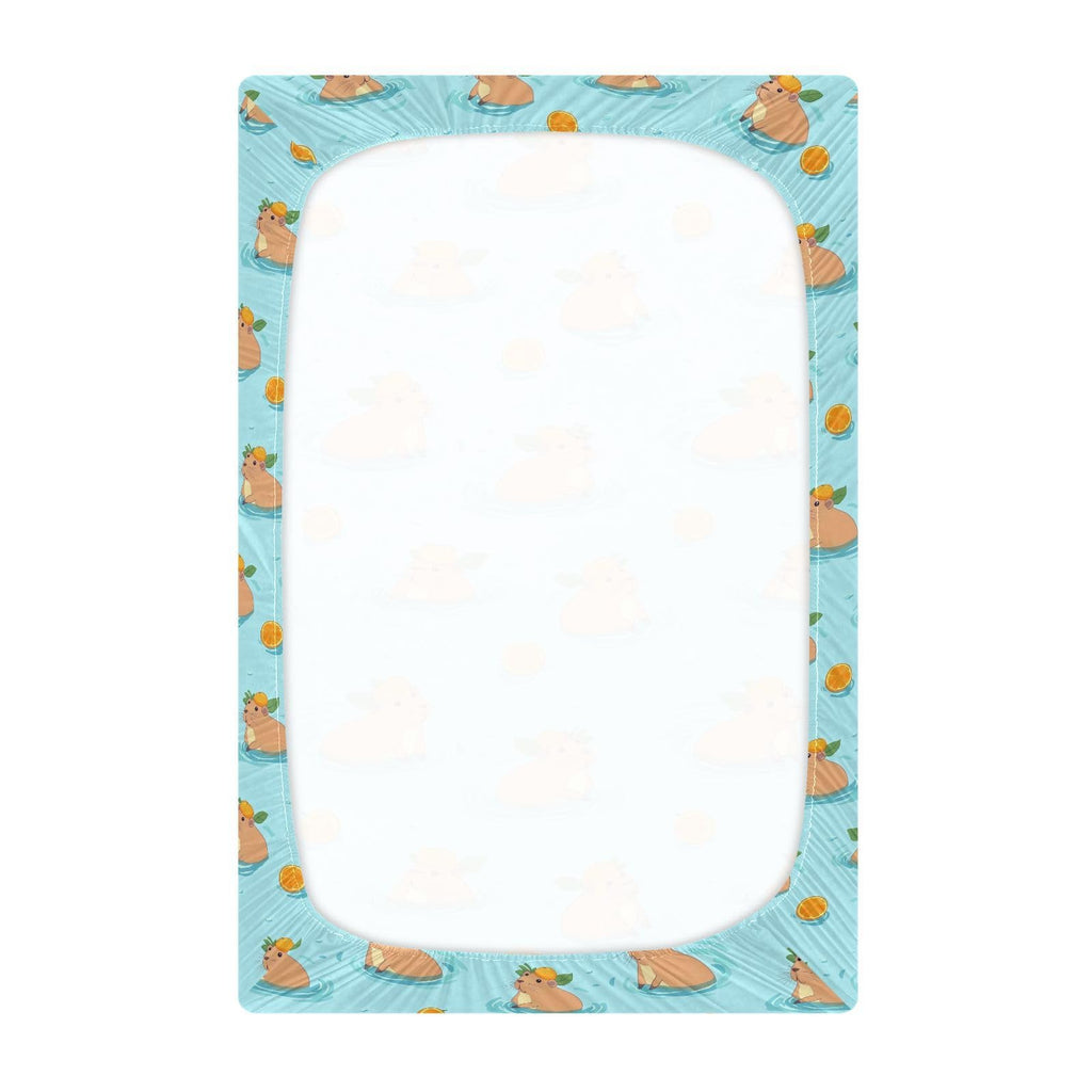 Soft Breathable Microfiber Crib Sheet, Fits Standard Size 28in x 52in K3655