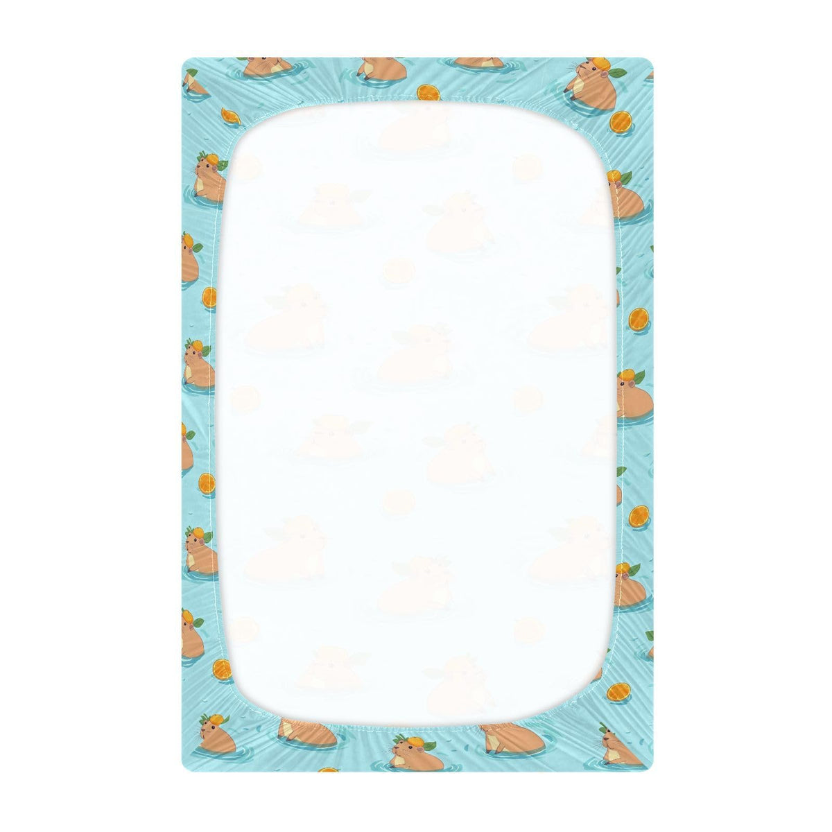 Soft Breathable Microfiber Crib Sheet, Fits Standard Size 28in x 52in K3655