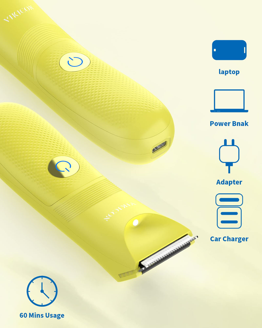 Cordless Electric Hair Trimmer with Adjustable Guards N19958