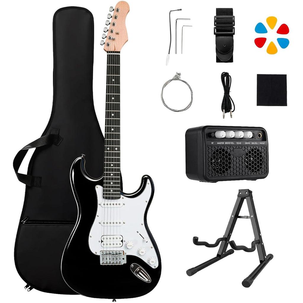 Full Size Electric Guitar Starter Kit with 10W Amp and Gig Bag W742128