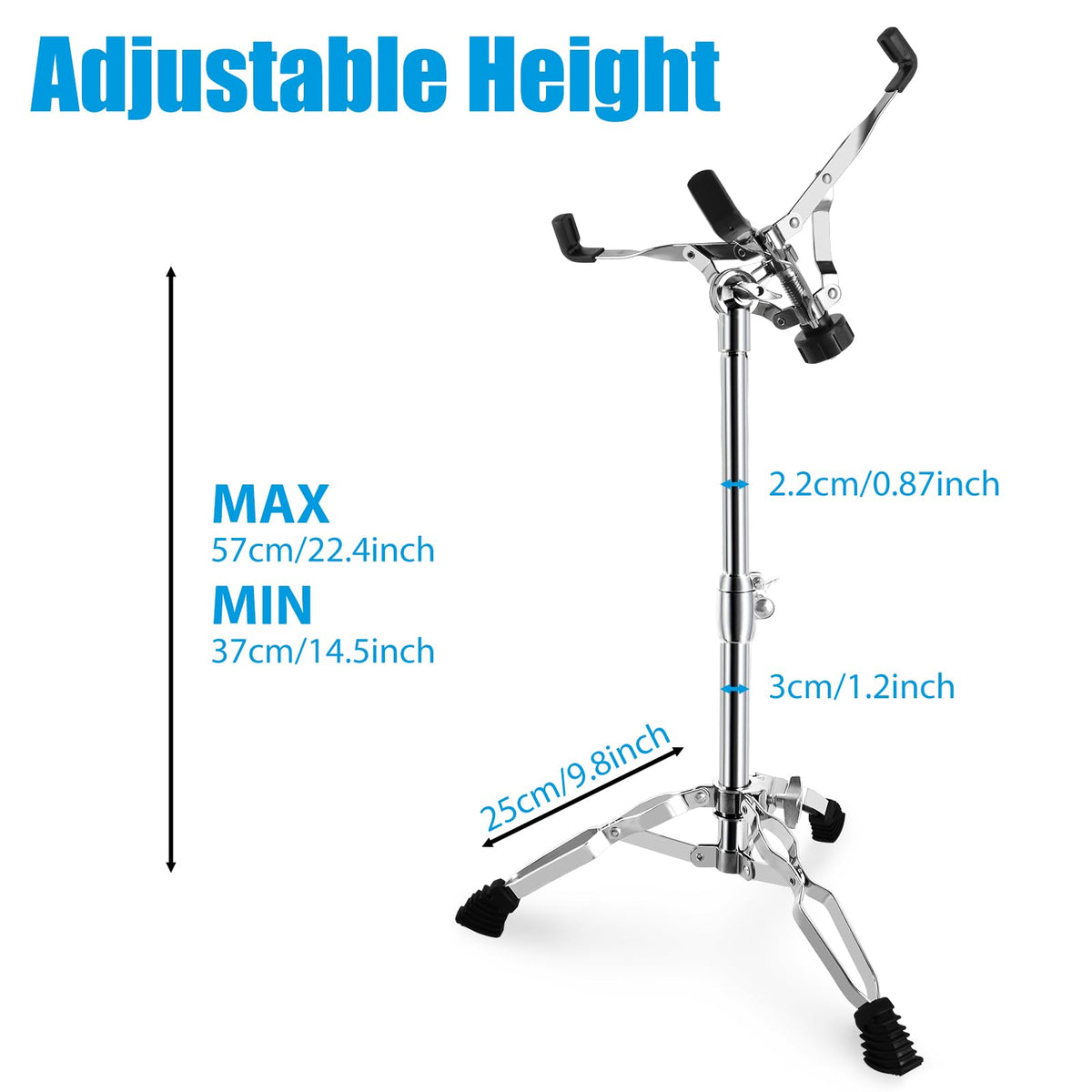 Height Adjustable Double Braced Snare Drum Stand Y231638