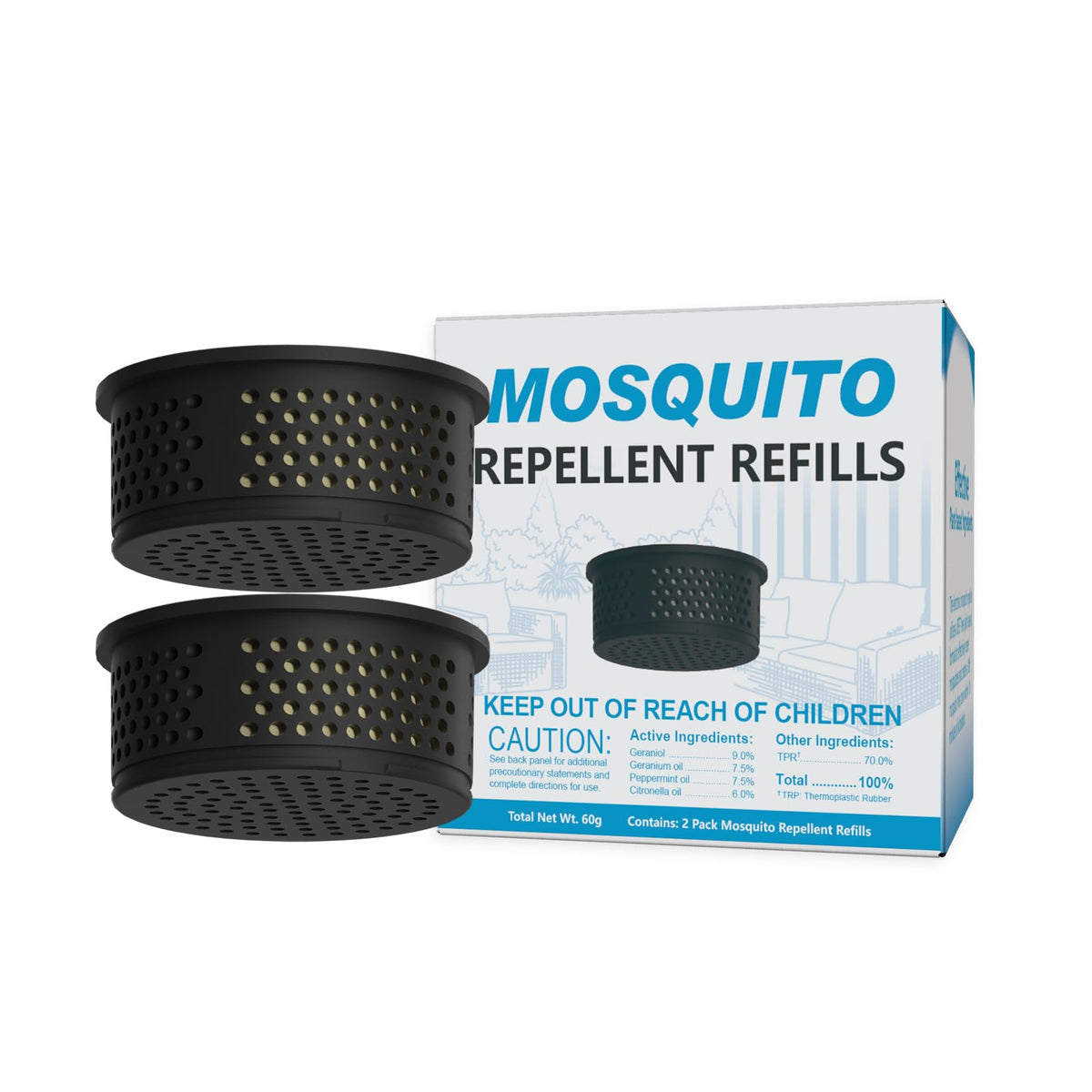 Mosquito Repellent Device Refills 2 Pack C639