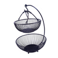 Double Layer Iron Fruit Basket E2019
