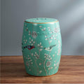 Glazed Ceramic Decorative Garden Stool 28x28x46cm I4123