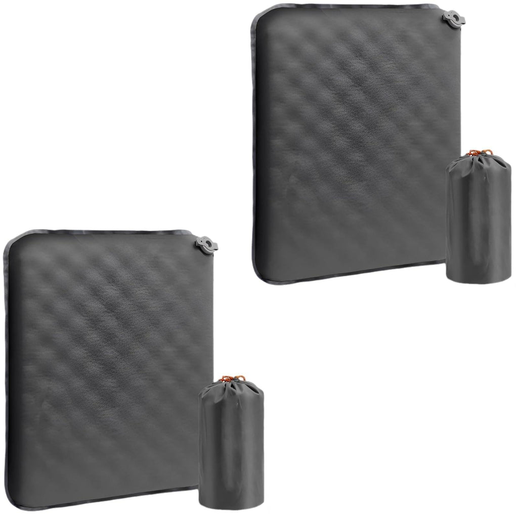 2 Pcs Inflatable Seat Cushion Lightweight Nylon TPU P6140