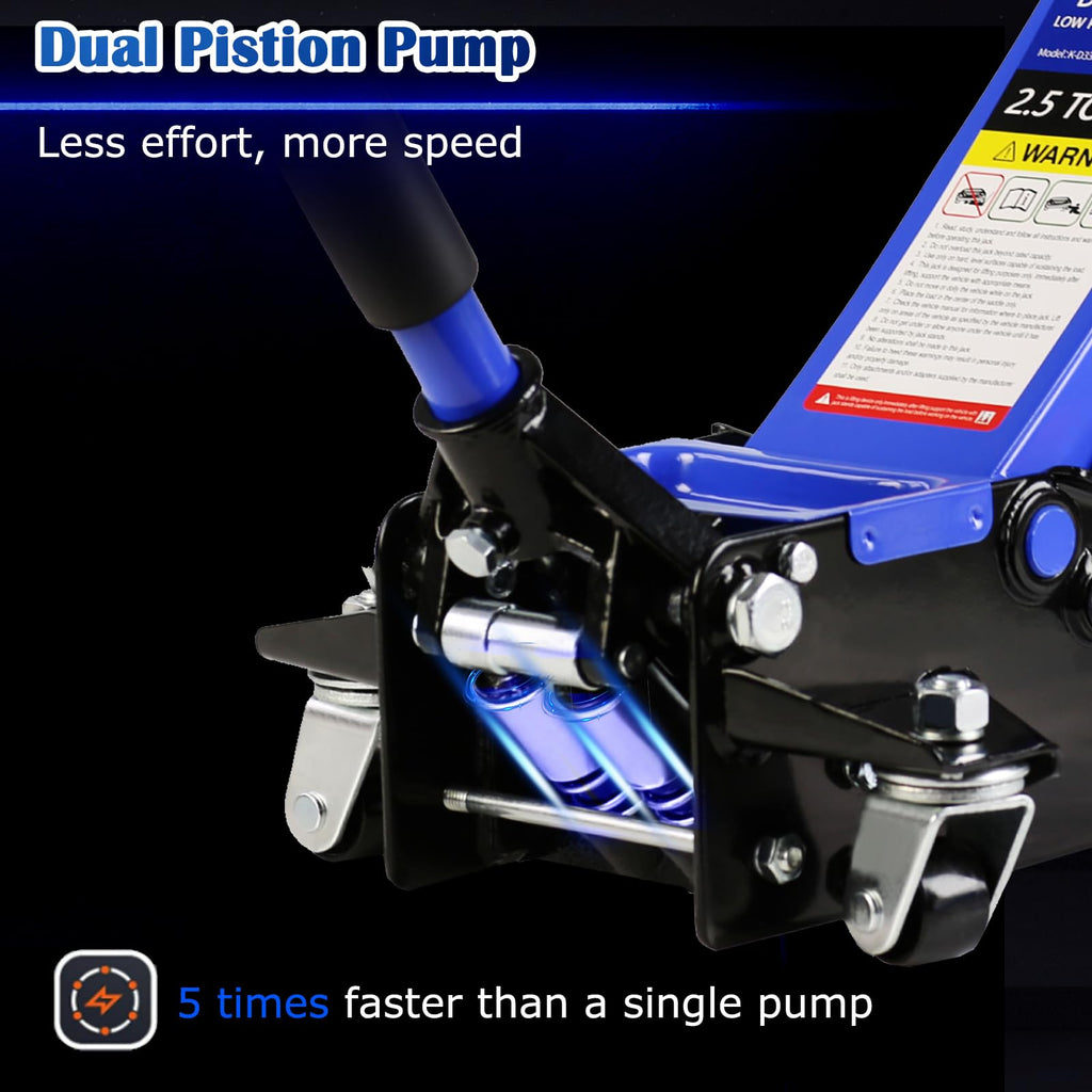 3 Ton Low Profile Hydraulic Steel Floor Jack J95911