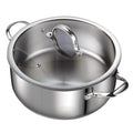 7 Quart Stainless Steel Stock Pot with Lid F18974