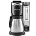Single Serve & Carafe Coffee Maker, 60oz Removable Reservoir, Black F633