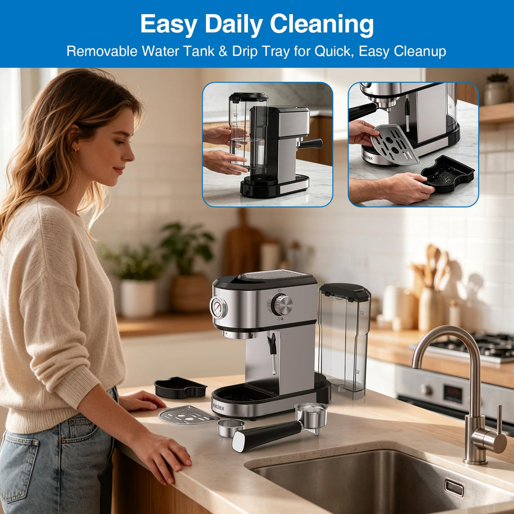 20 Bar Espresso Machine with Milk Frother O766