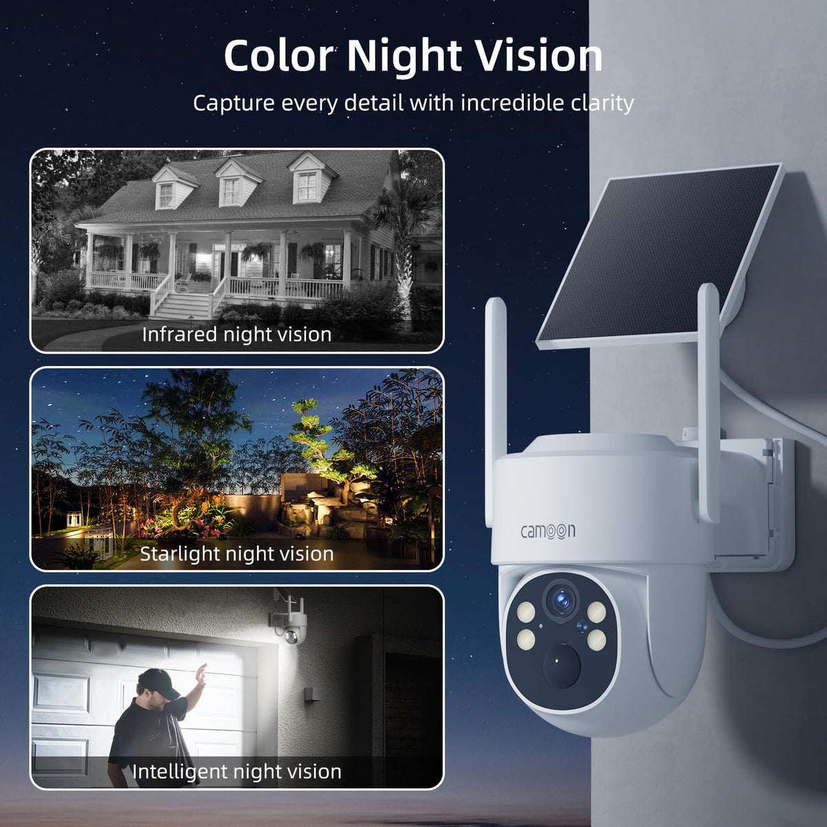 Solar Security Cameras Wireless Outdoor 4 Cameras R148