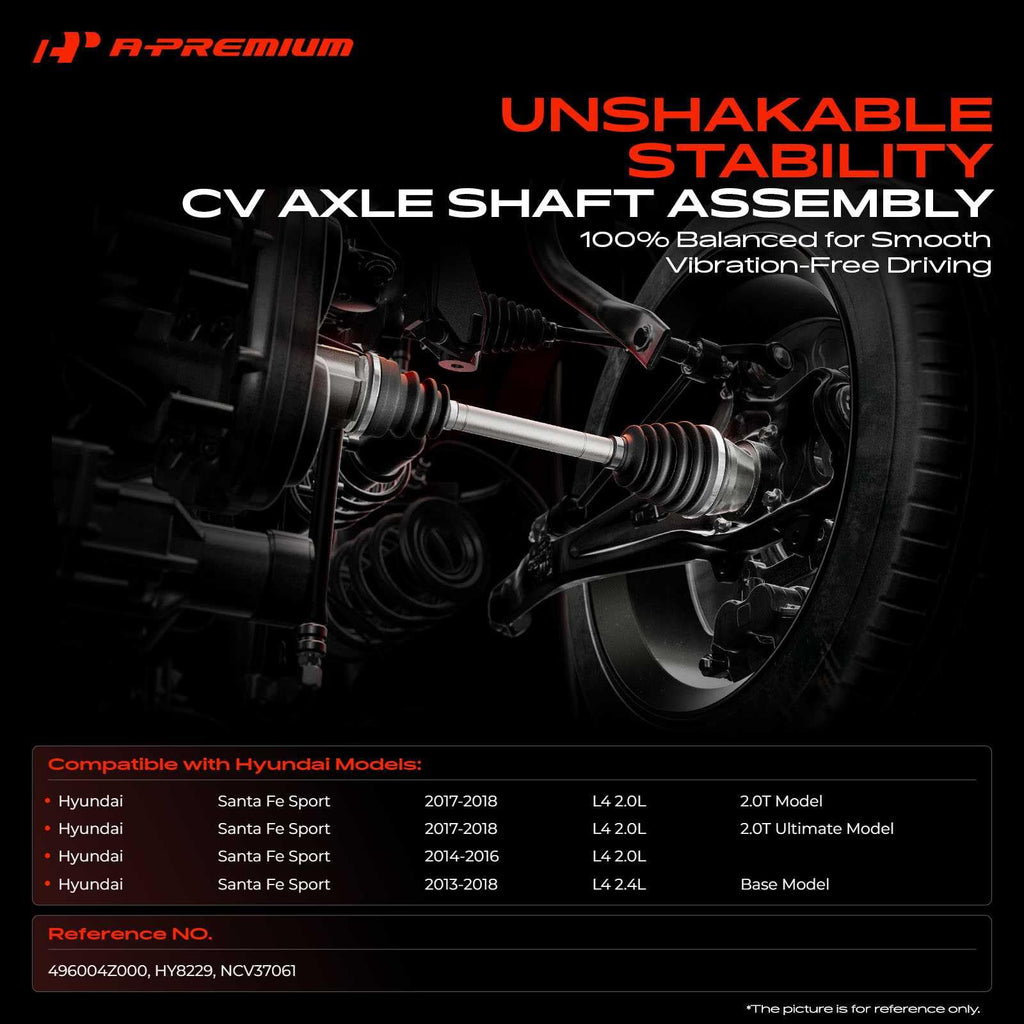 Rear Left CV Axle Shaft Assembly H9271