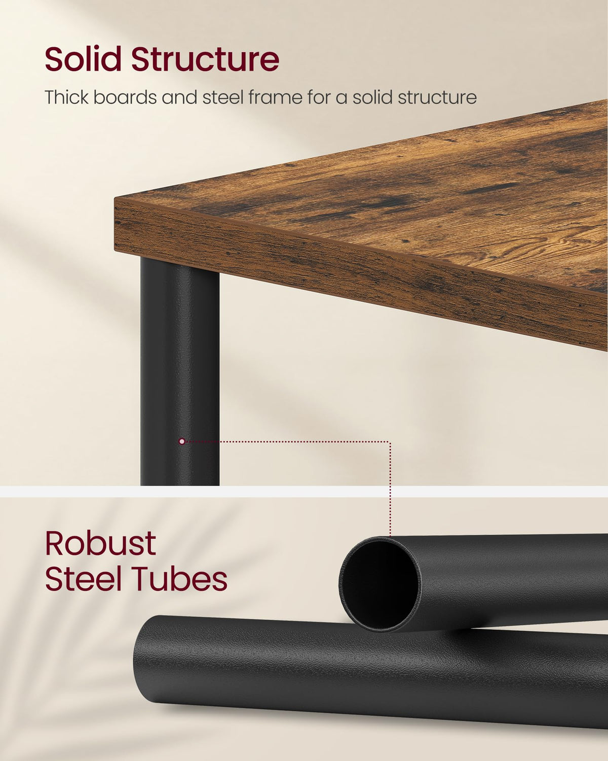 Side Table with Charging Station, 3-Tier End Table Z8414