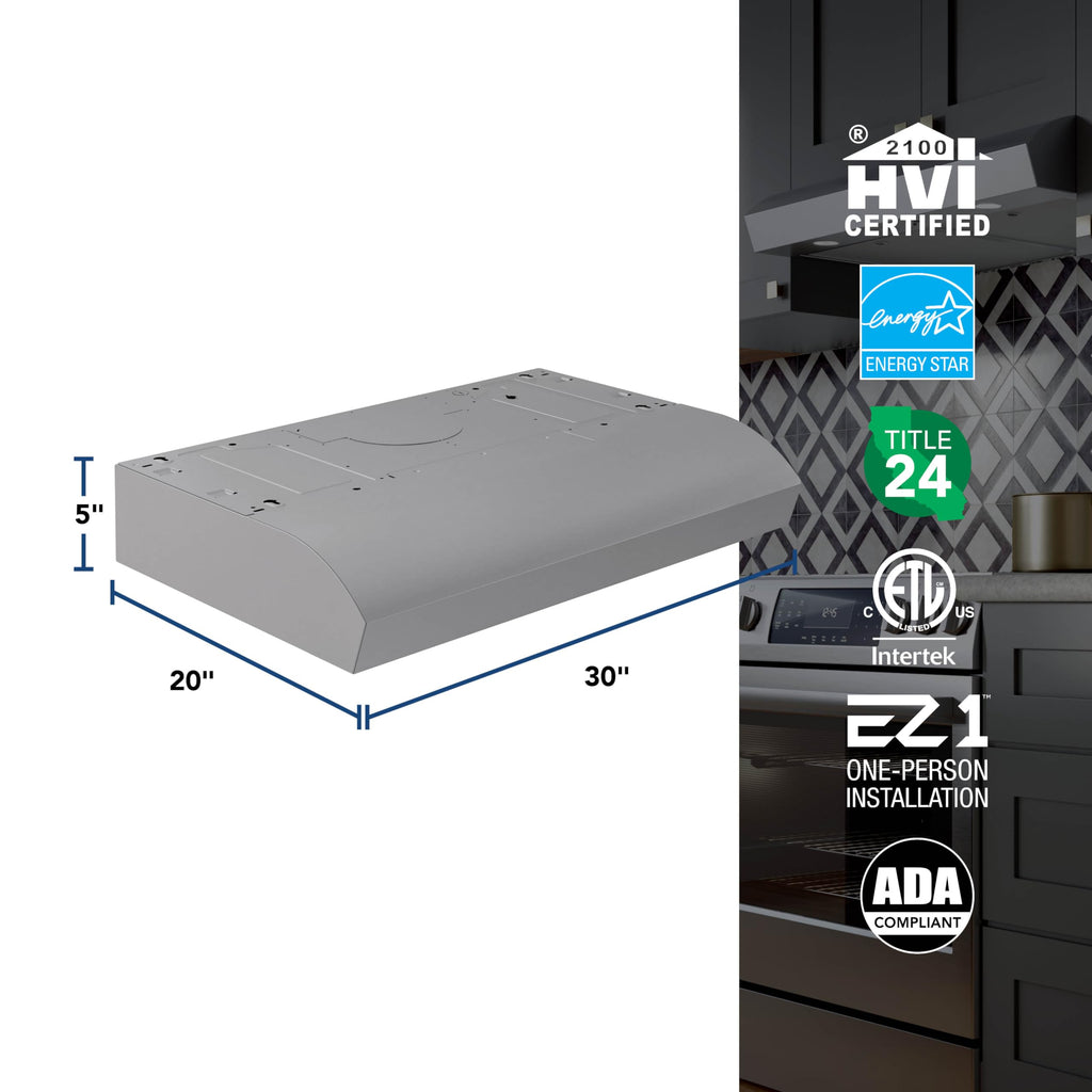 30-Inch Stainless Steel Under Cabinet Range Hood Z244843