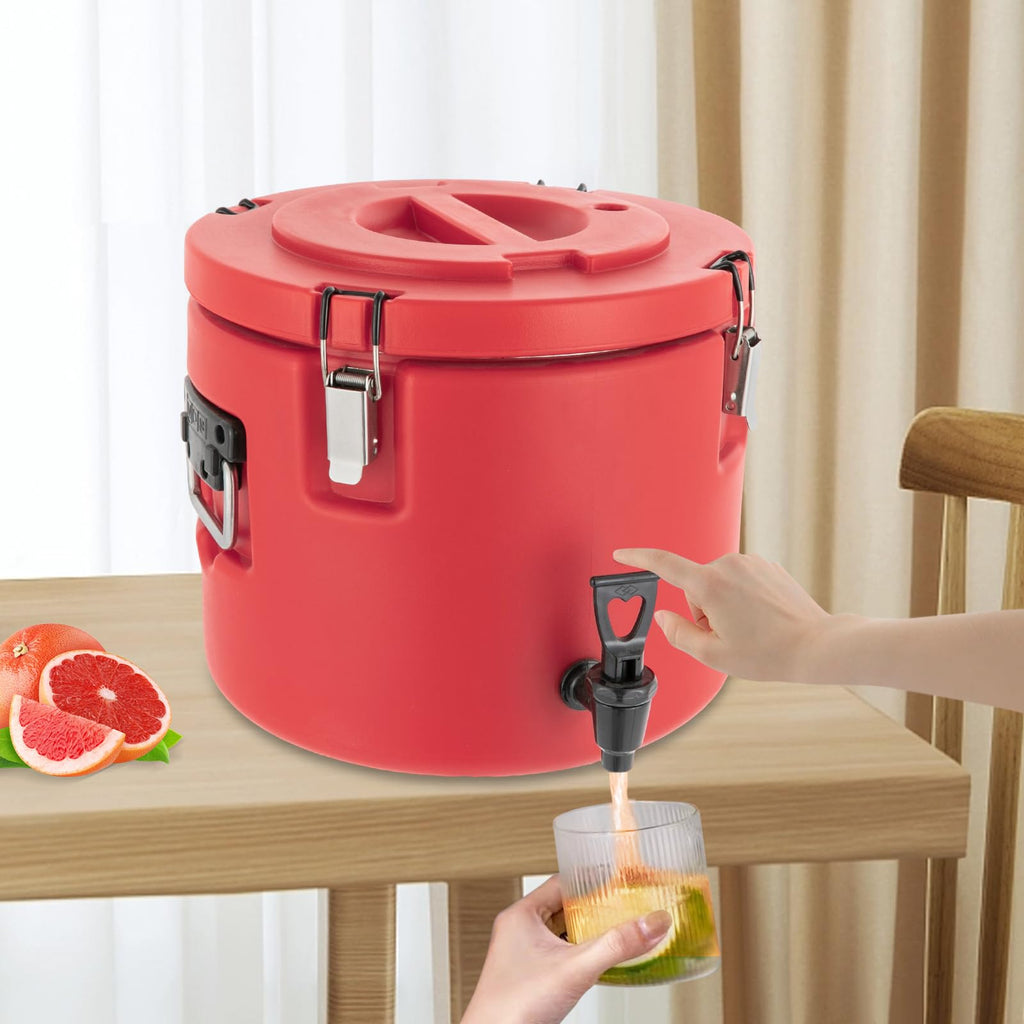 5Gal Insulated Beverage Dispenser with Faucet J137432