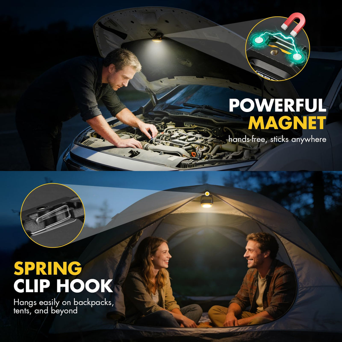 Rechargeable Magnetic Work Light V66649