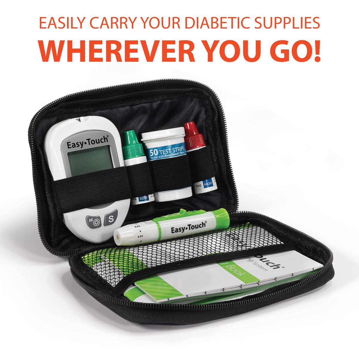 Glucose Meter Kit with 100 Test Strips M909