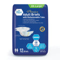 Adult Incontinence Briefs with Tabs, XX-Large, Bag of 12 A204308