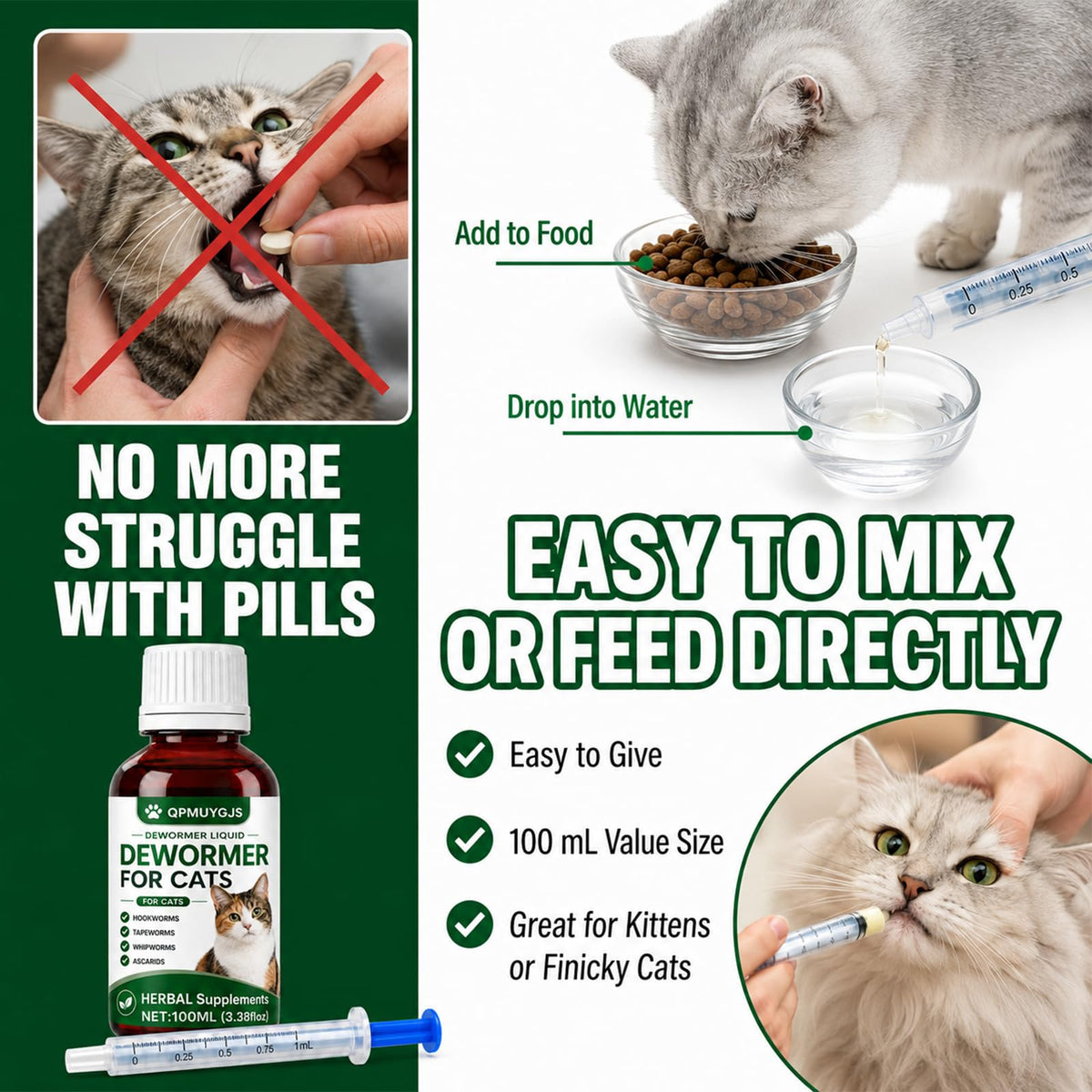 Cat Dewormer 100ml W83770