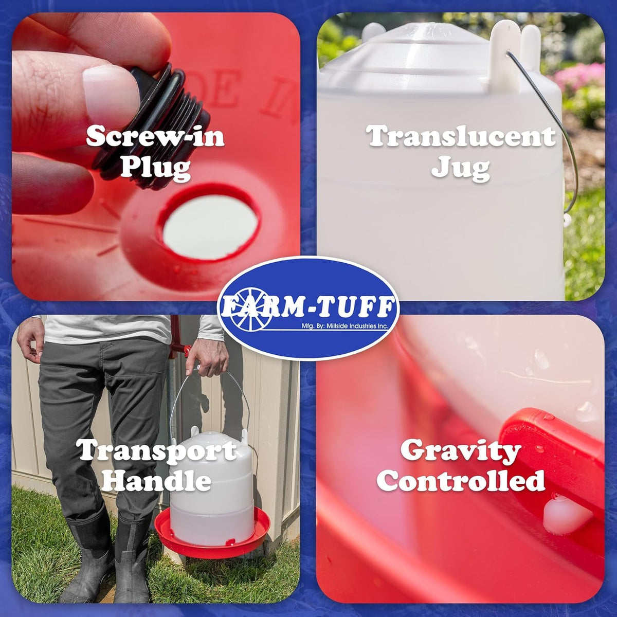 3 Gallon Plastic Poultry Waterer Q437622