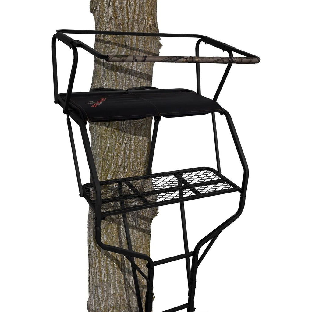 2 Person 18 Foot Tall Portable Hunting Tree Ladder Stand (2 Pack) B479