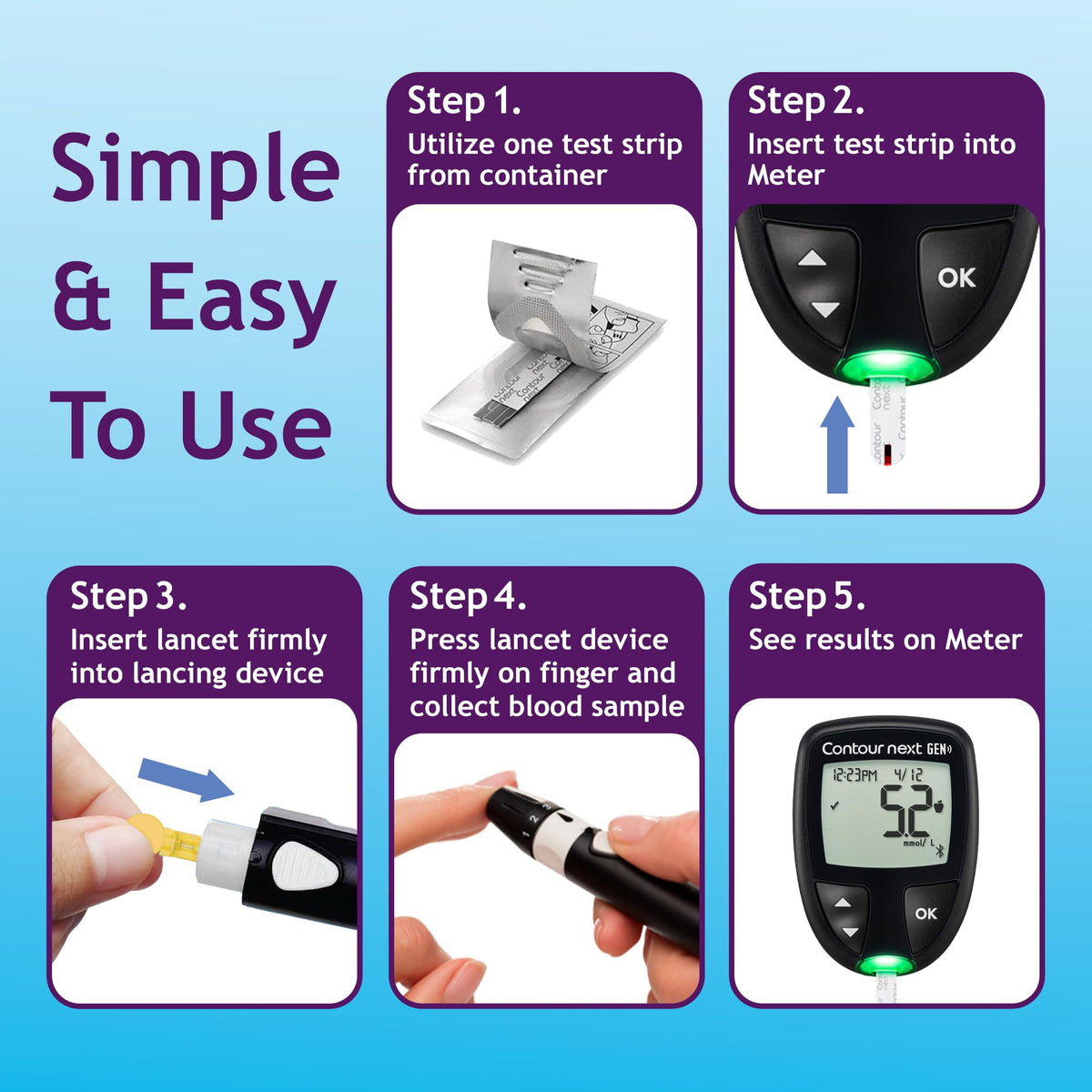 Blood Glucose Test Strips 105 Count M56813