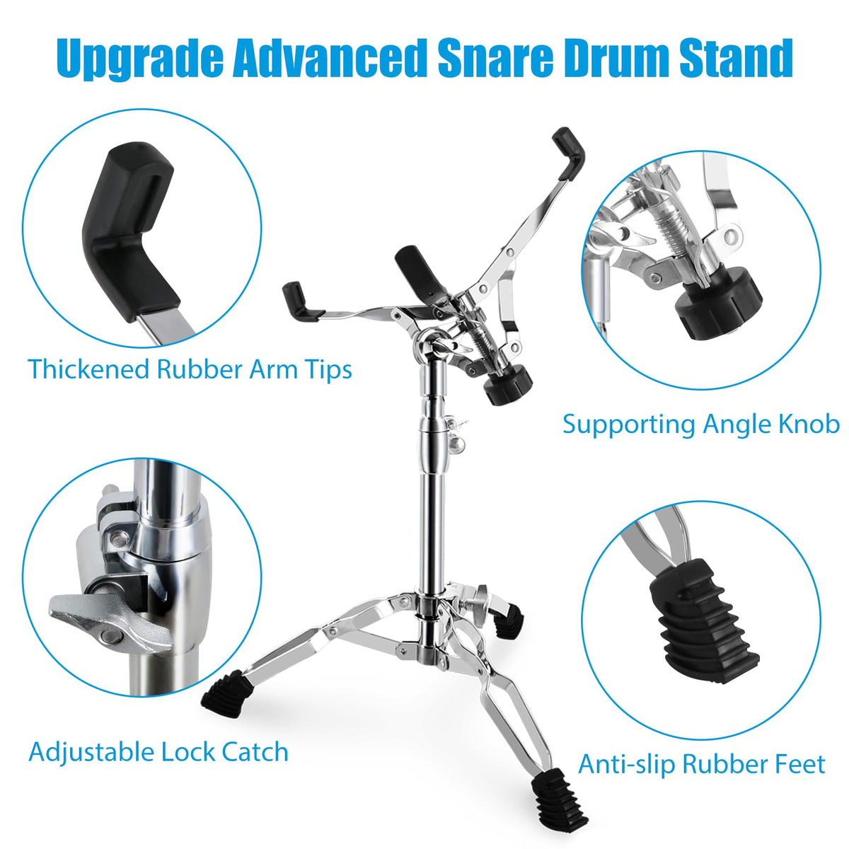Height Adjustable Double Braced Snare Drum Stand Y231638